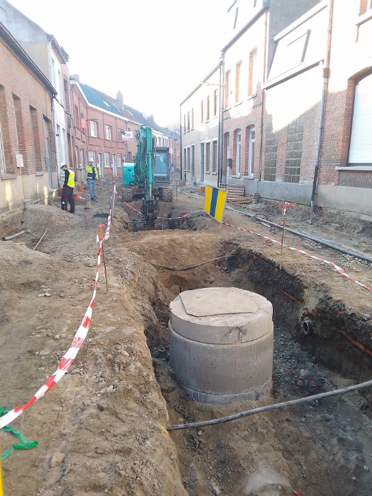Wegenwerken Philemon Haumanstraat (vergroot foto)